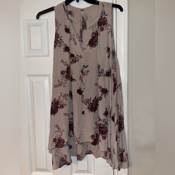 Free People Other - Free People Floral Hi-Lo Dress or Top, Size Small Petite
